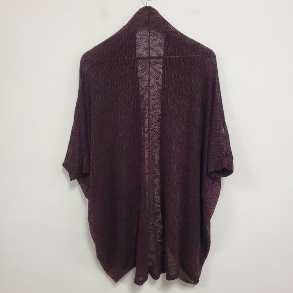 Painted Threads Womens Open Knit Fairy Grunge Cardigan Size L Beach Vacation - Picture 4 of 10